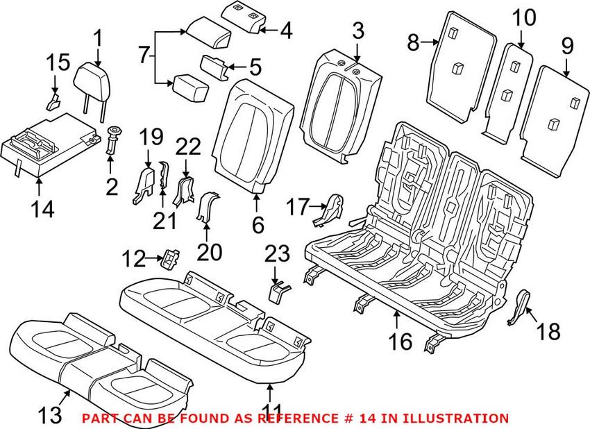 Seat Armrest – Rear