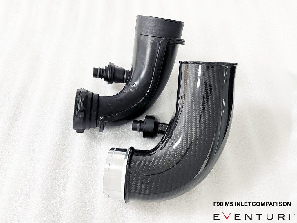 Eventuri BMW F90 M5 / F9X M8 Carbon Turbo Inlet Set