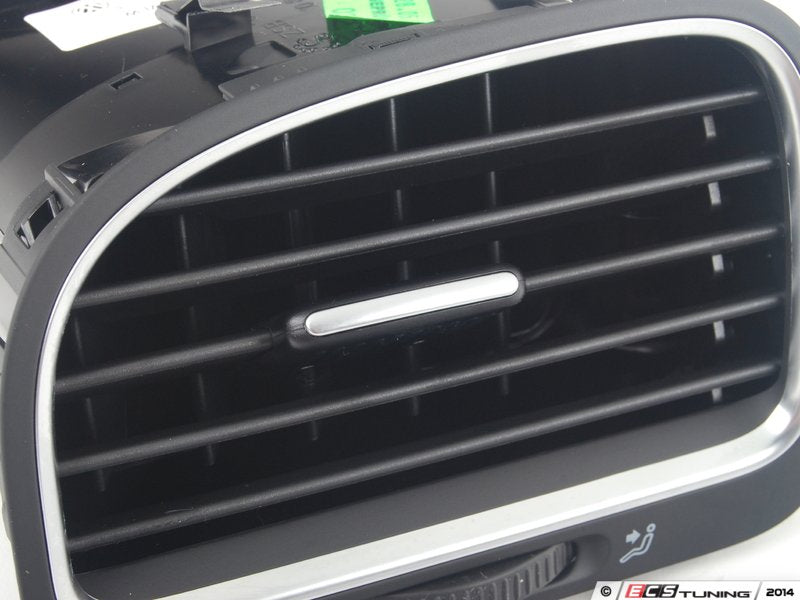 Front Air Vent - Black With Chrome Trim