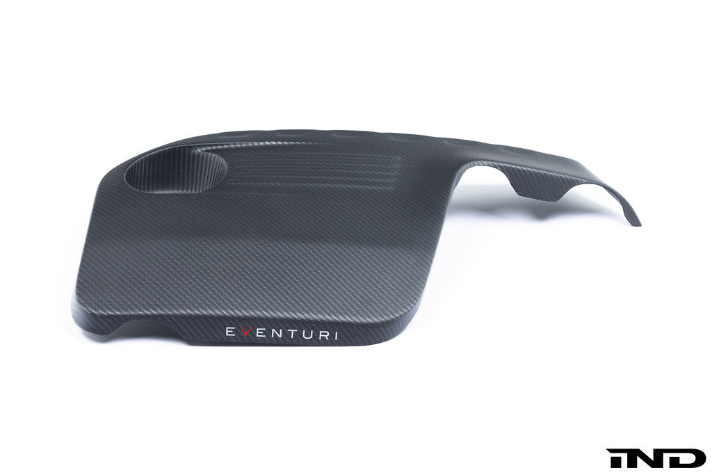 Eventuri BMW F8X M3 / M4 S55 Black Carbon Engine Cover - Matte