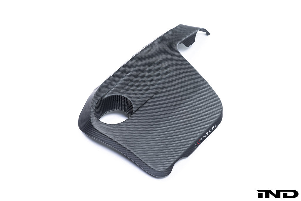 Eventuri BMW F8X M3 / M4 S55 Black Carbon Engine Cover - Matte