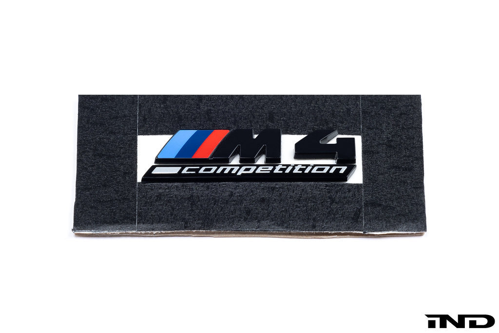 IND G8X M3 / M4 Competition Gloss Black Front Grille Emblem