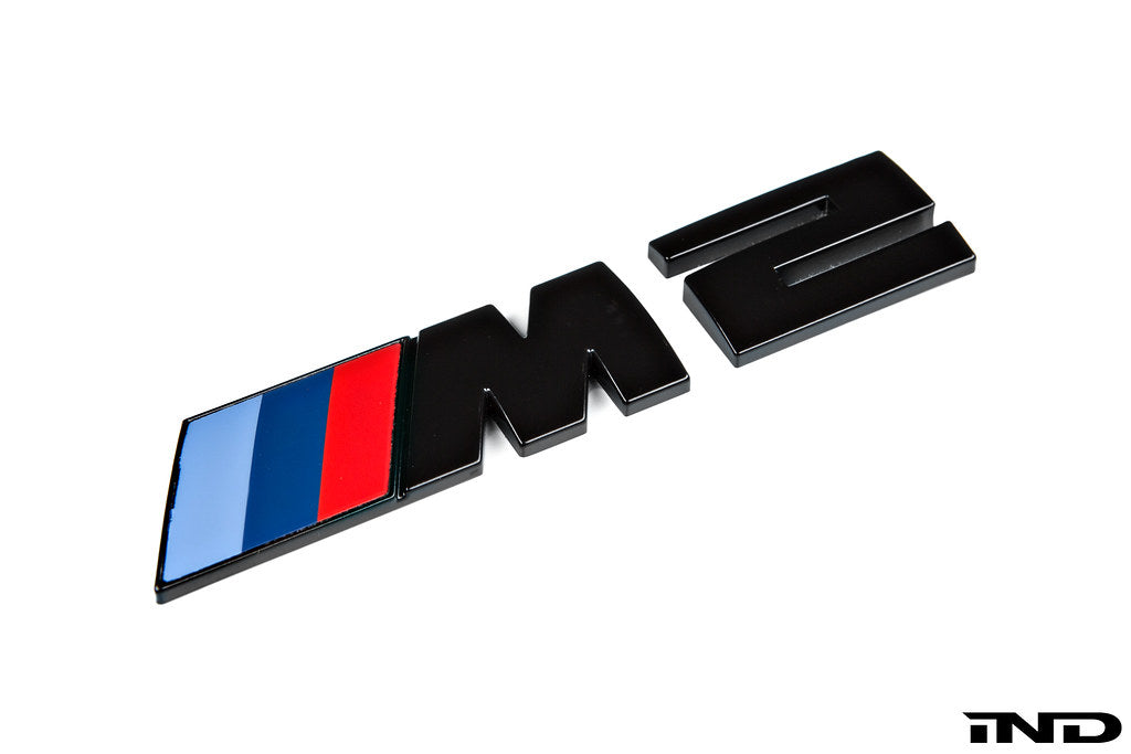 IND G87 M2 Gloss Black Painted Front Grille and Trunk Emblem Package