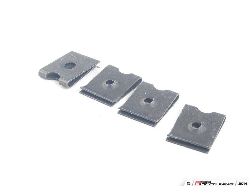 Front bumper securing hardware set