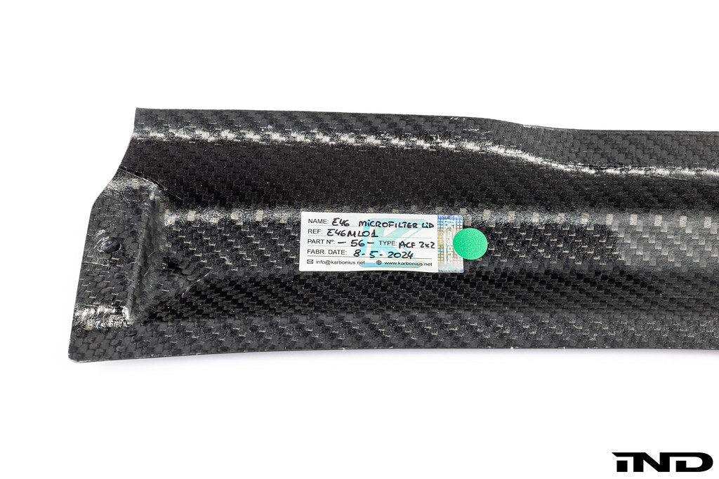 Karbonius E46 M3 Carbon Cabin Filter Cover