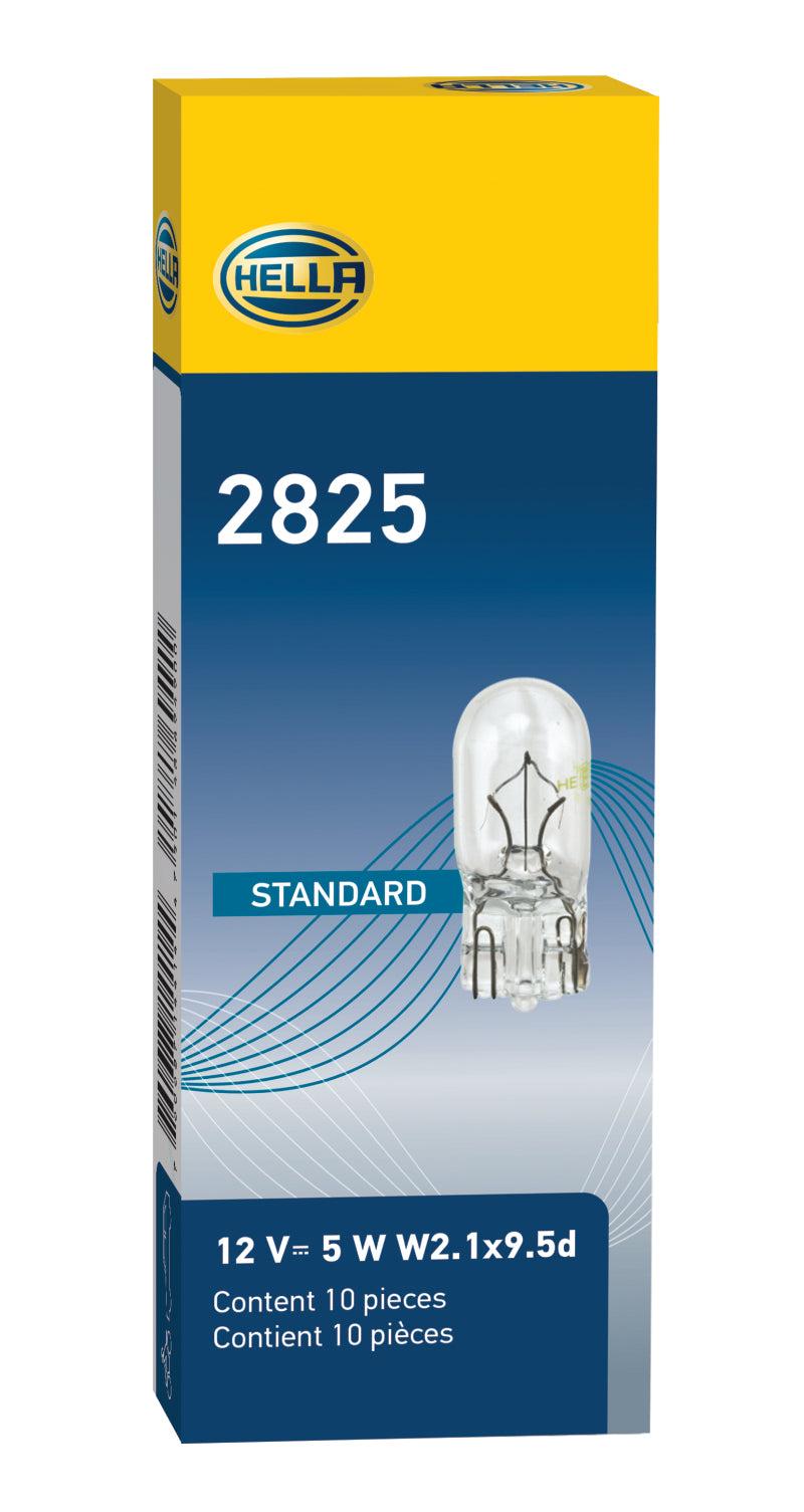 Hella Bulb 2825 12V 5W 4CP W2.1x9.5d T3.25