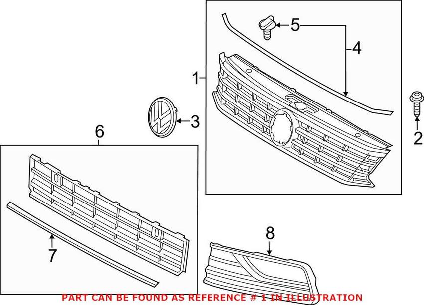 Grille – Front Upper