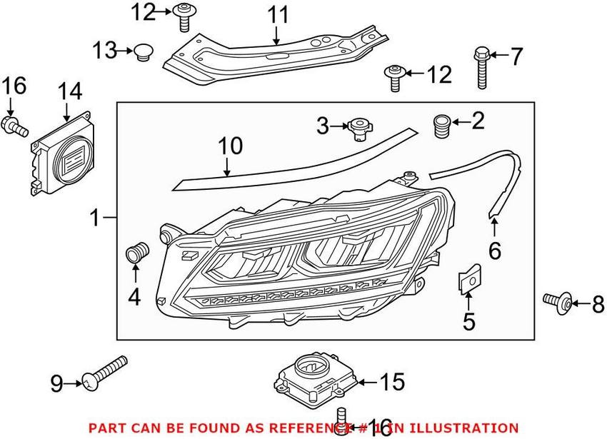 Headlight Assembly – Front Driver Side