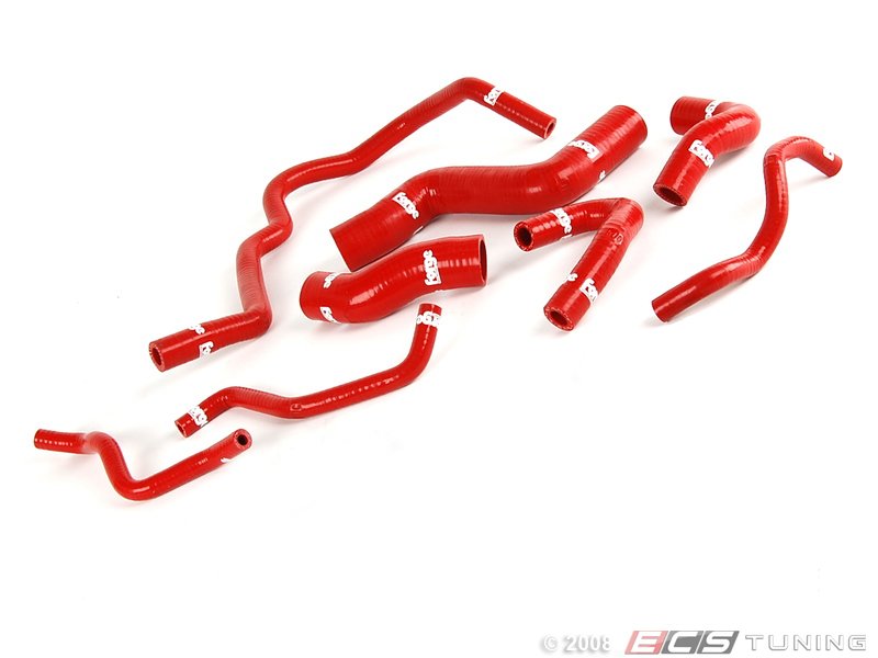 Silicone Coolant Hose Kit - Red