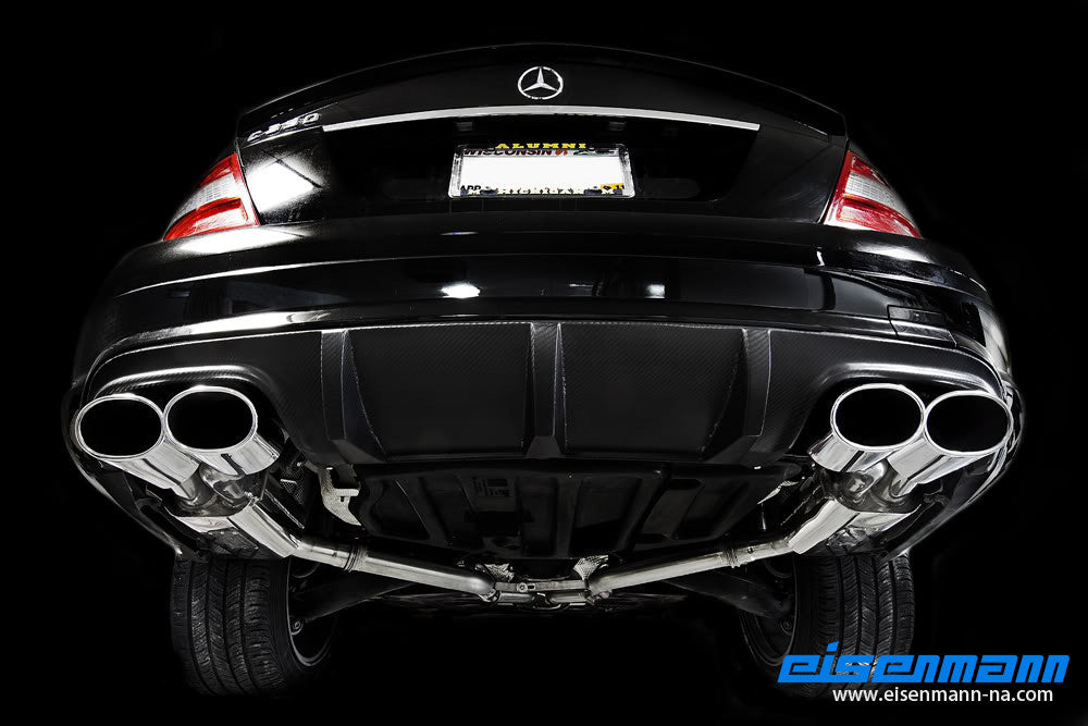 Eisenmann W204 C-Class Performance Exhaust (AMG Bumper)