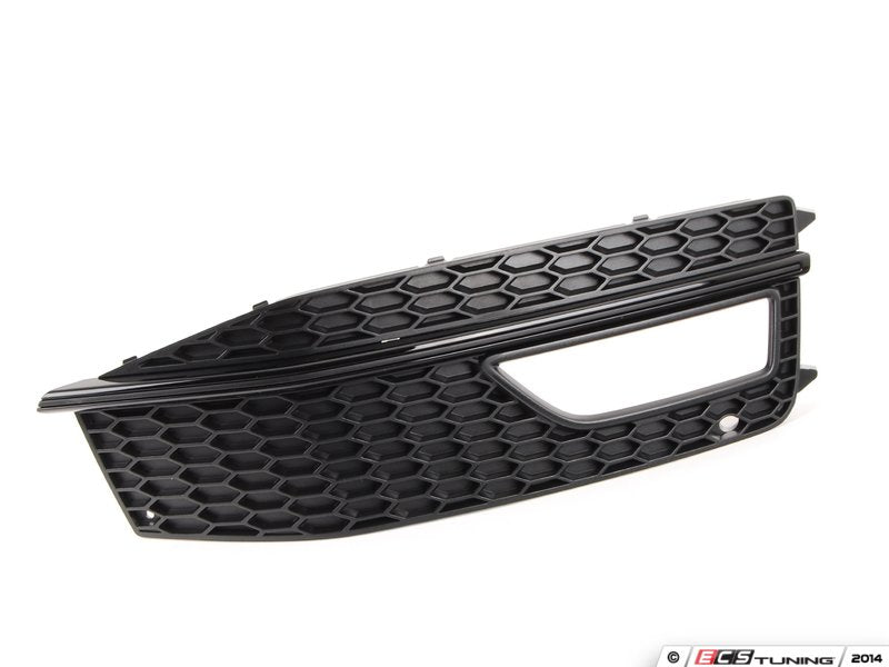 Fog Light Grille - Satin/Matte Black - Right