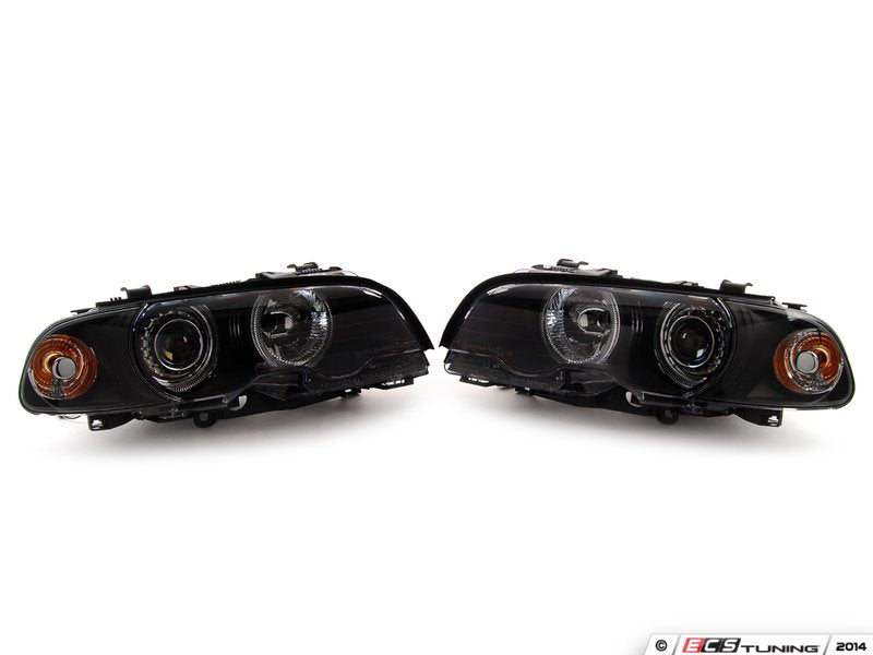 European Spec Angel Eye Headlights - Blackout