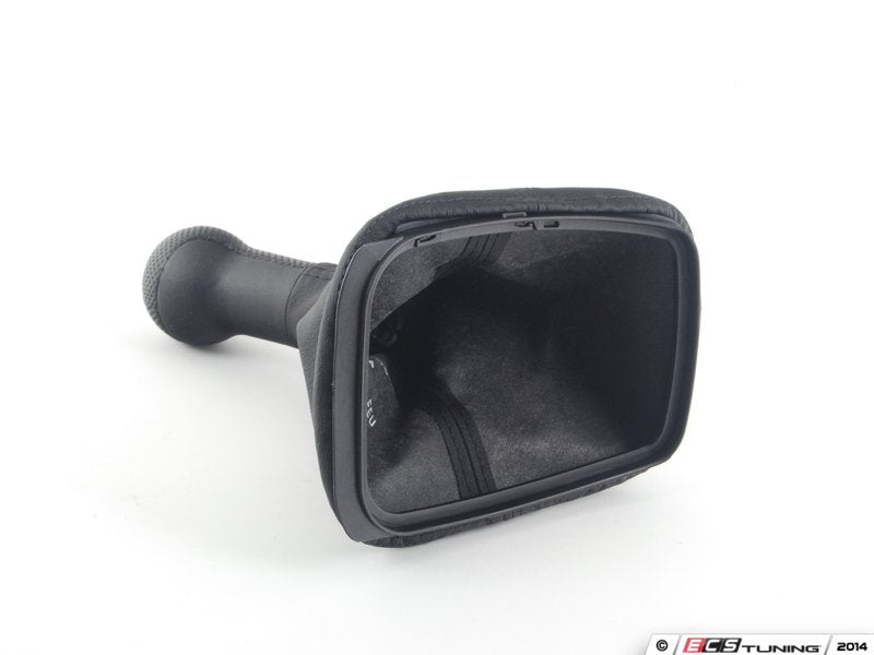 Shift Knob With Boot - Black Dimpled