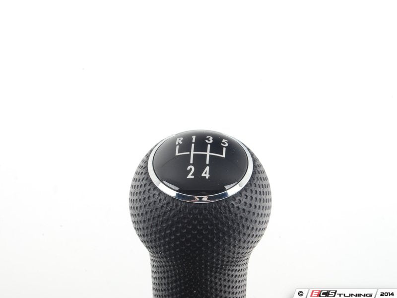 Shift Knob With Boot - Black Dimpled