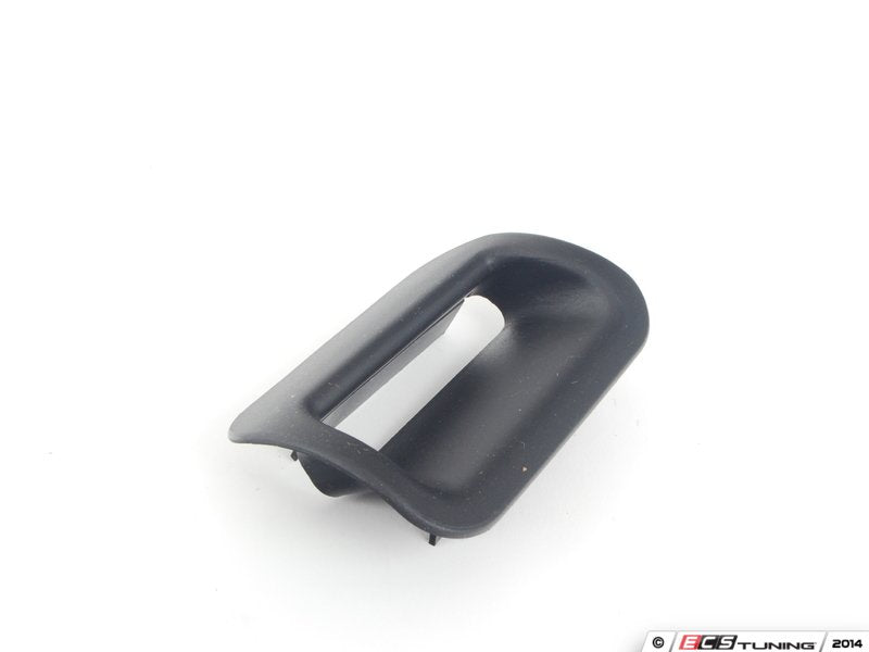 Rear Seat Belt Outlet trim - Black