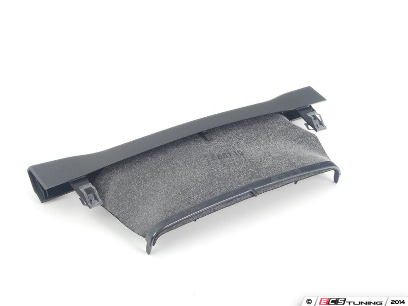 dashboard gap cover - titanium black