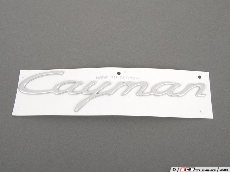 Cayman Logo - Satin Aluminum