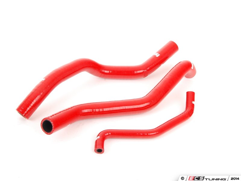 Silicone Heater Hose Set - Red