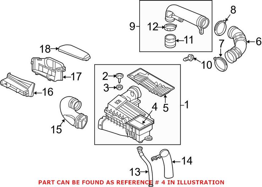 VW Air Filter 5C0129620B – Genuine VW/Audi