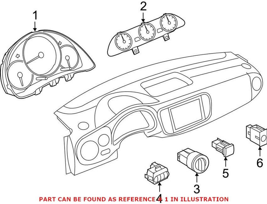 VW Instrument Cluster 5C5920970B