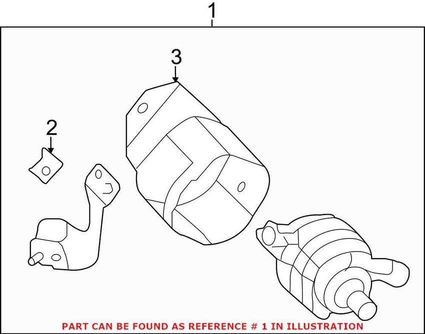 VW Engine Auxiliary Water Pump 5Q0121599AA