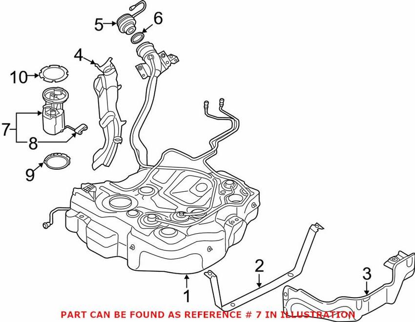 Audi VW Electric Fuel Pump 5Q0919051BK