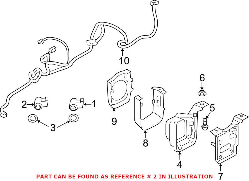 Porsche Parking Aid Sensor 5Q0919275CG2X – Genuine Porsche