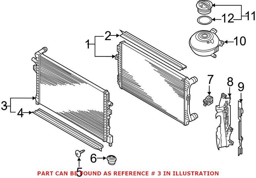 Radiator Air Seal – Upper