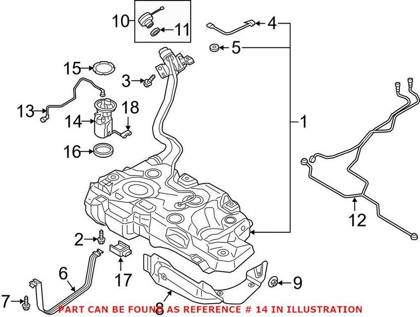 VW Fuel Pump and Strainer Set 5QM919051 – Genuine VW/Audi