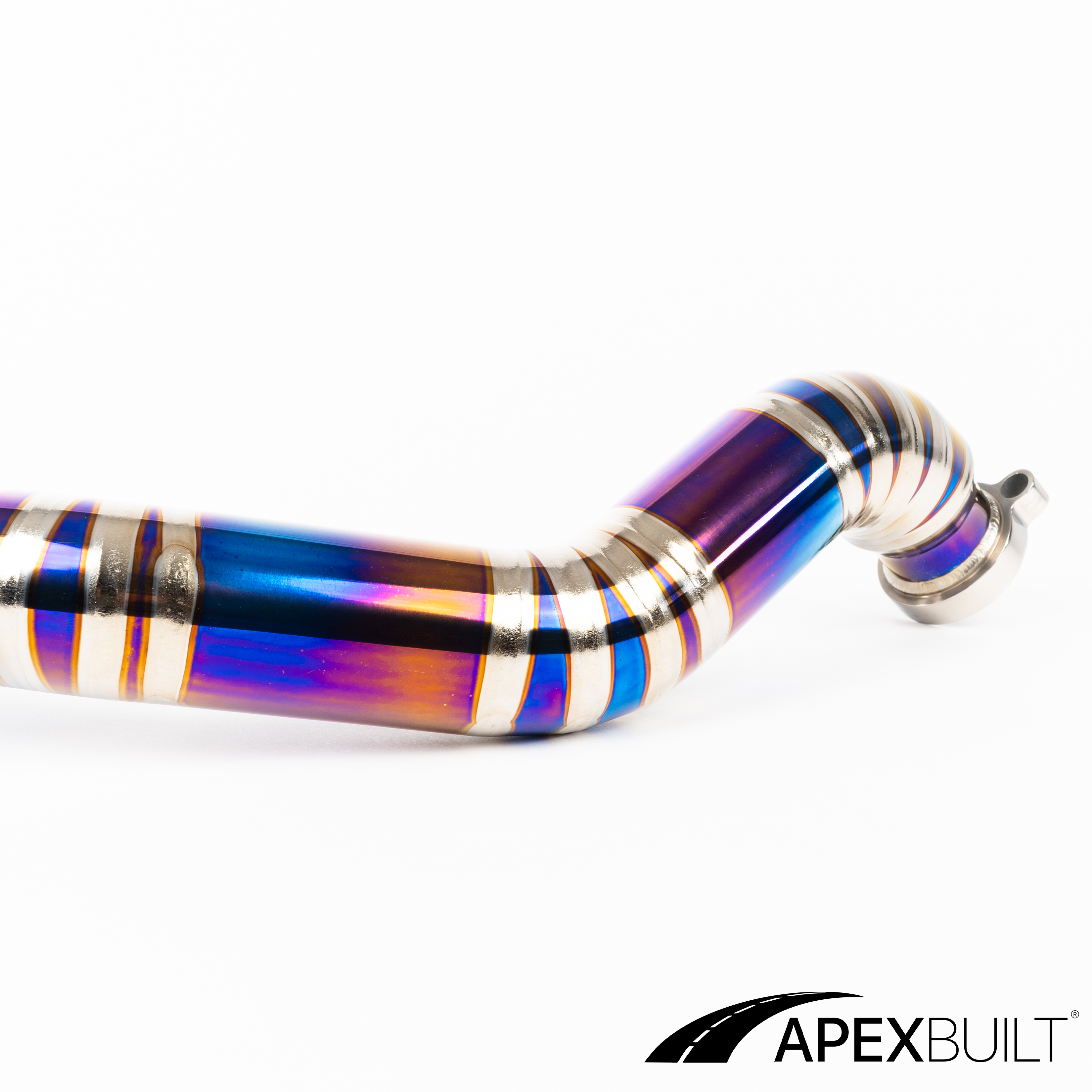 ApexBuilt® BMW F87 M2C, F80 M3, & F82/F83 M4 Titanium Charge Pipe Kit (S55, 2015-20)