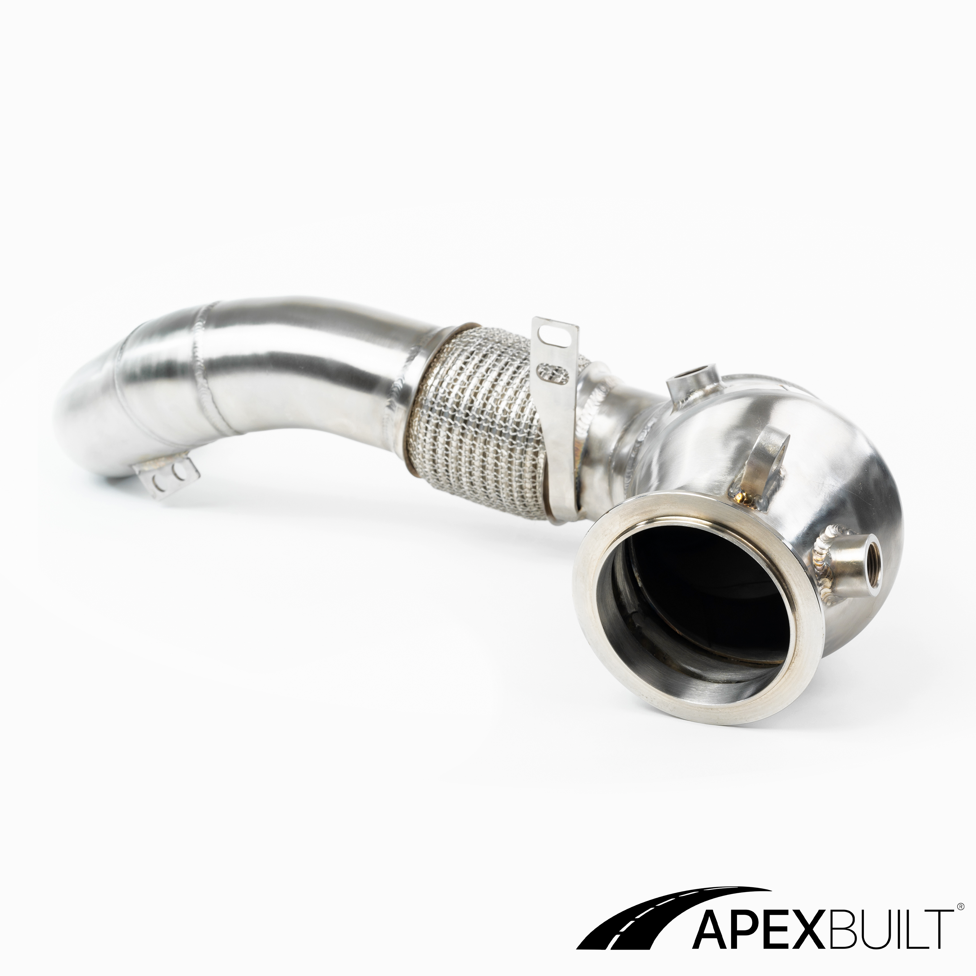 ApexBuilt® BMW G-Chassis M550i/M850i/750i/X5 & X7 M50i Race Downpipes (N63B, 2018+)