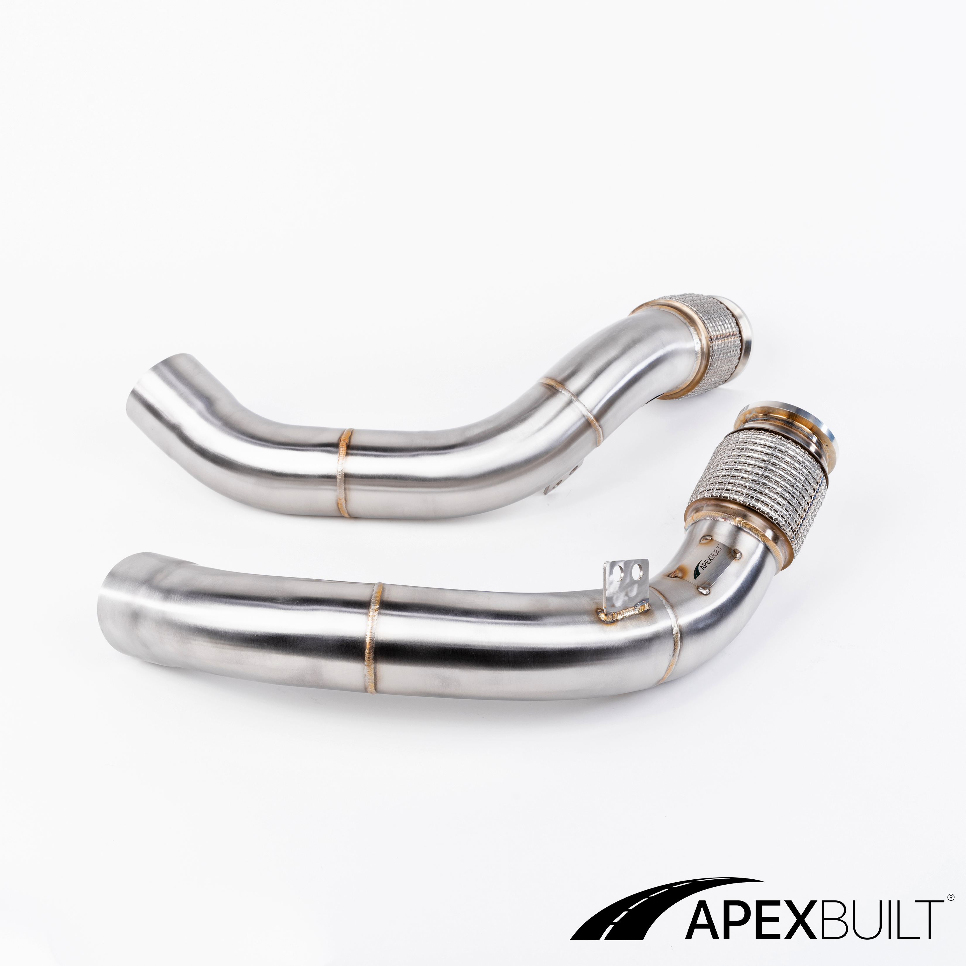 ApexBuilt® BMW F90 M5 & F92/F93 M8 Race Downpipes (S63R, 2018+)