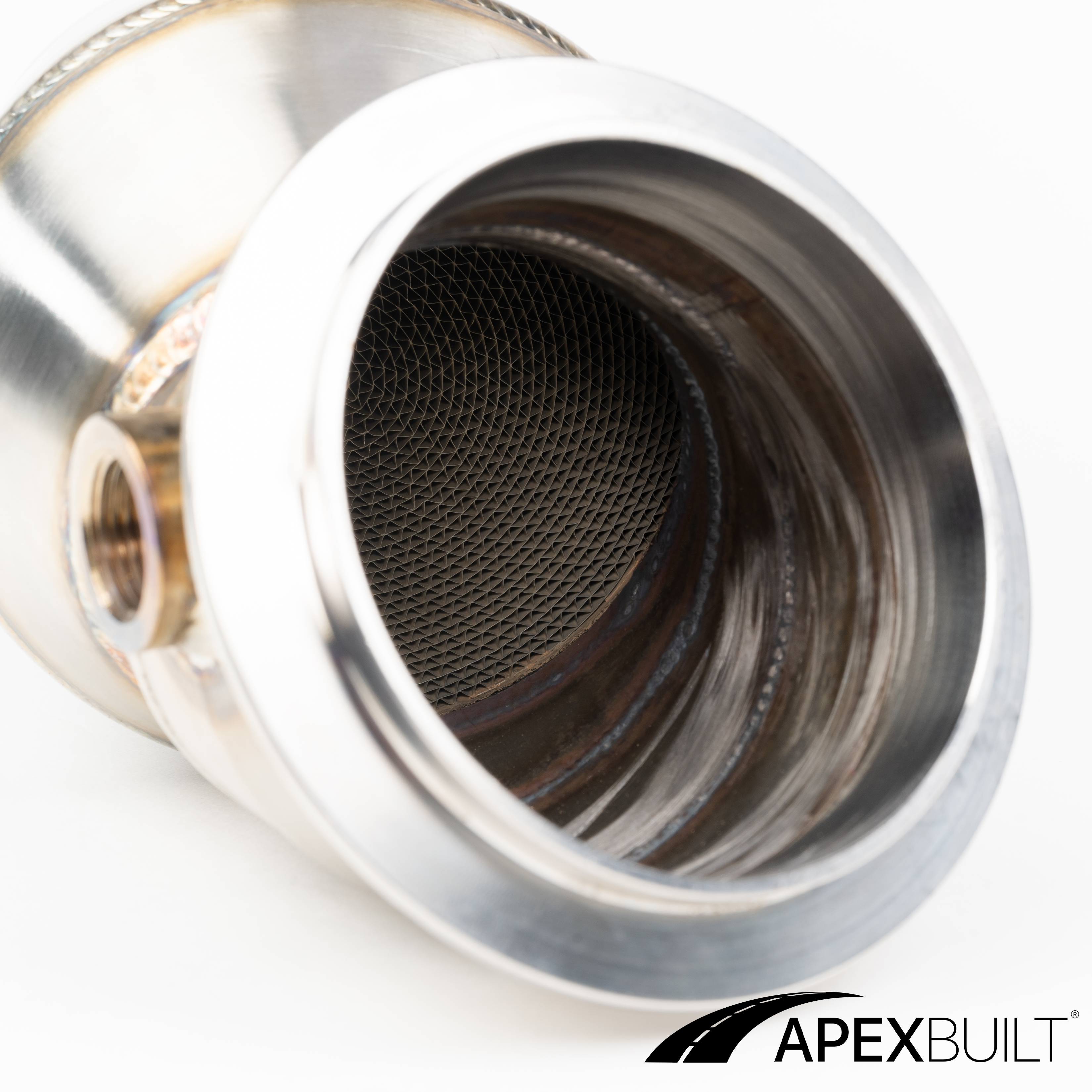 ApexBuilt® BMW F97 X3M & F98 X4M GESI High-Flow Catted Downpipes (S58, 2021+)