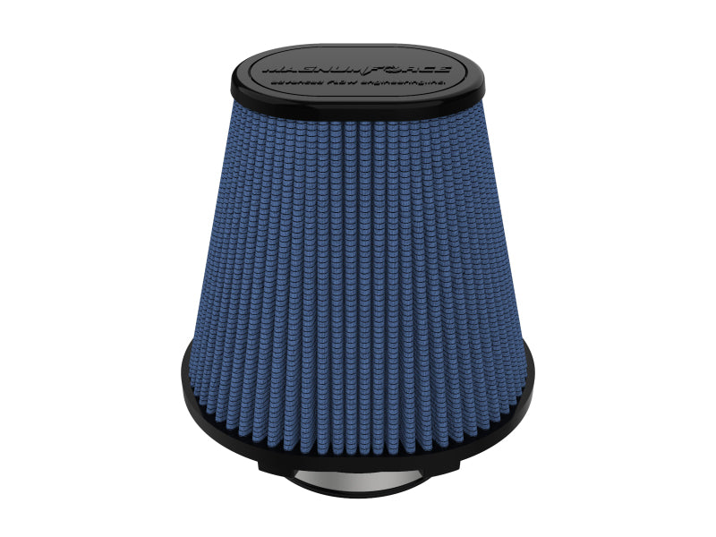 aFe MagnumFORCE Intake Replace Air Filter w/Pro5R Med 4in F x 7.75x6.5in B x 4.75x3.5in T x 7in H