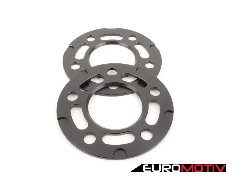 5Mm Big Pad Wheel Spacers - Black (Pair)