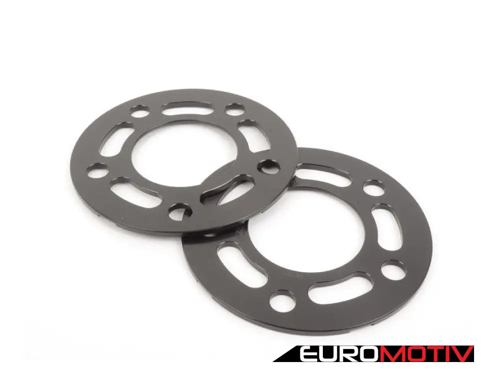 5Mm Big Pad Wheel Spacers - Black (Pair)