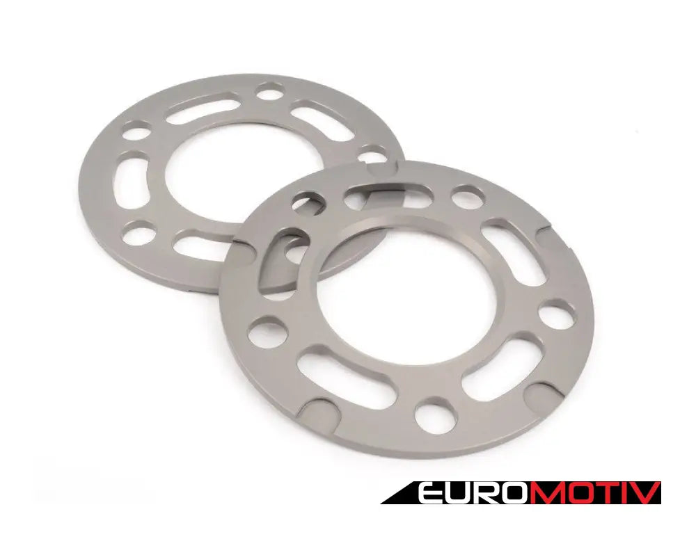 5Mm Wheel Spacers - Silver (Pair)