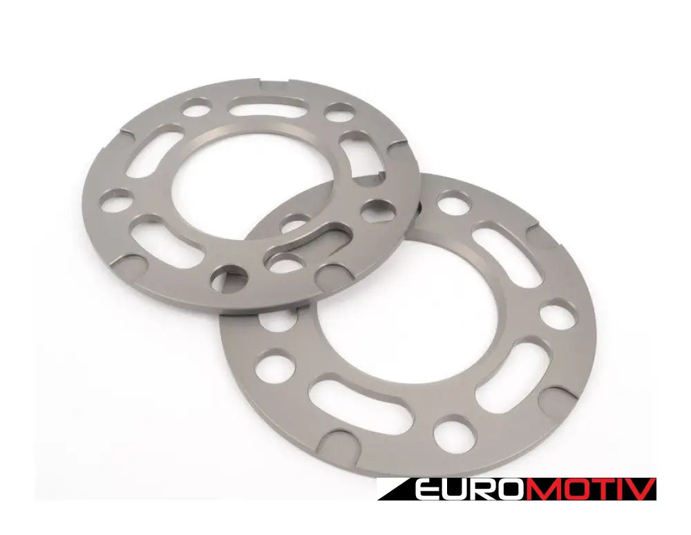 5Mm Wheel Spacers - Silver (Pair)