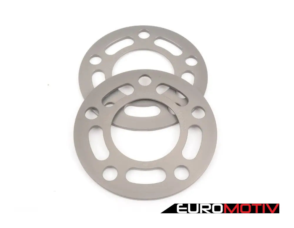 5Mm Wheel Spacers - Silver (Pair)