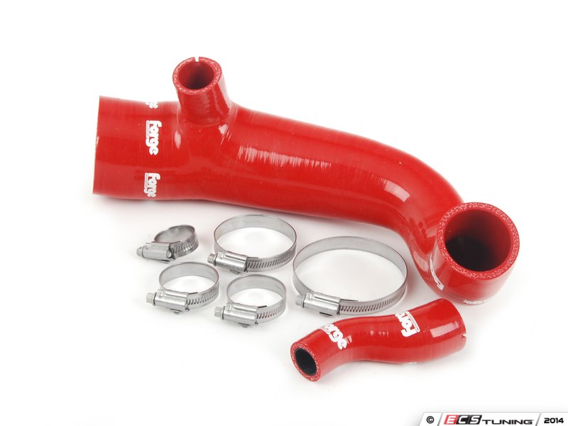 Silicone Intake Hose Kit Red - Set Of 2