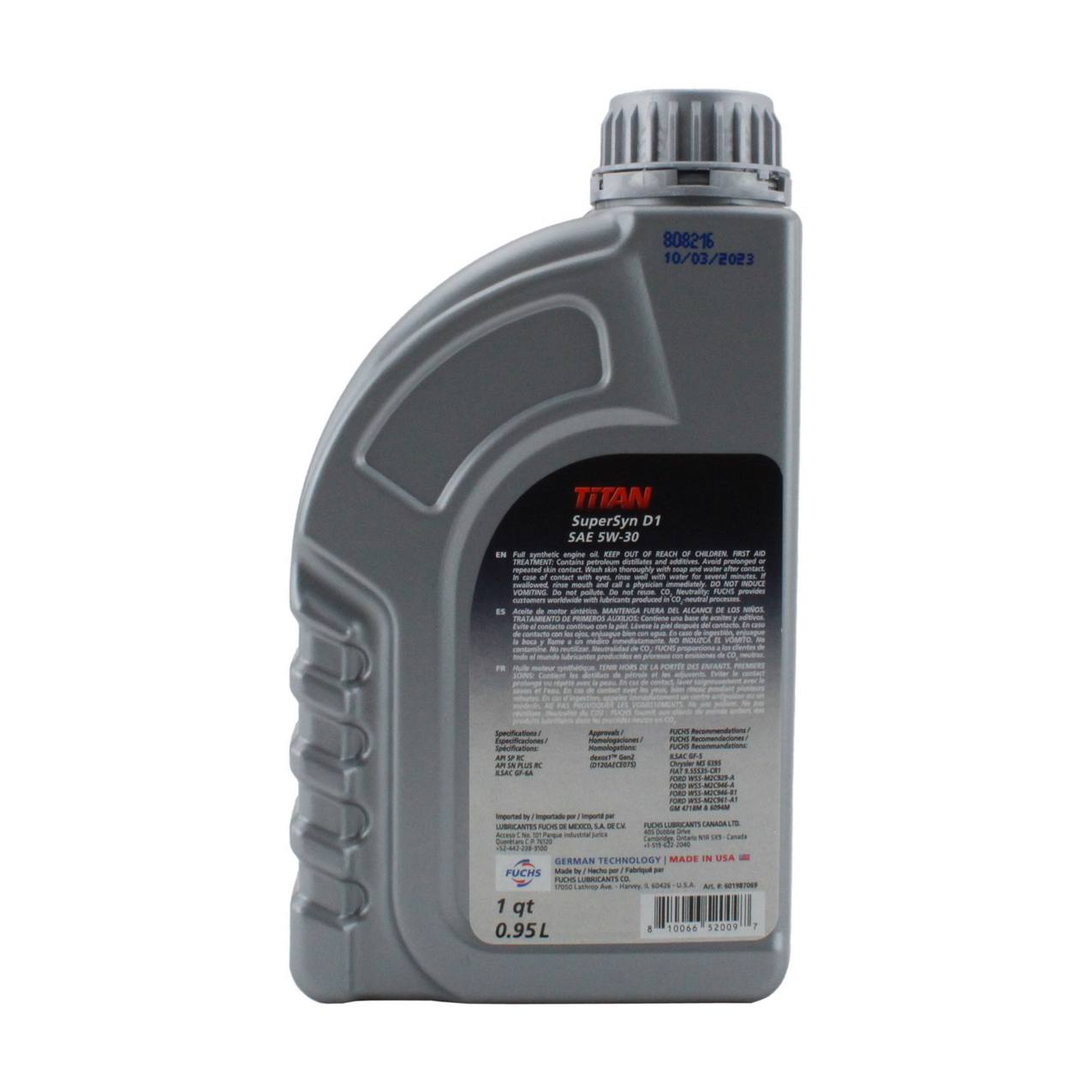 Engine Oil Fuchs 601987069