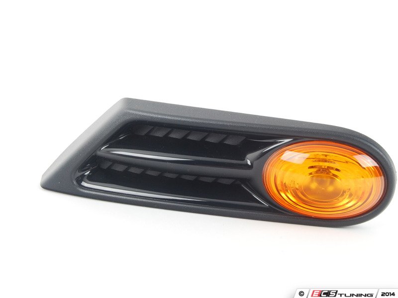 Side Turn Signal & Grille - Amber - Left