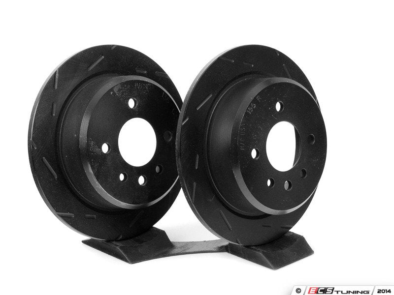 Rear Ultimax USR Sport Slotted Brake Rotors - Pair (258x10)