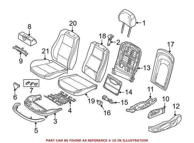 Power Seat Switch = Front Driver Side