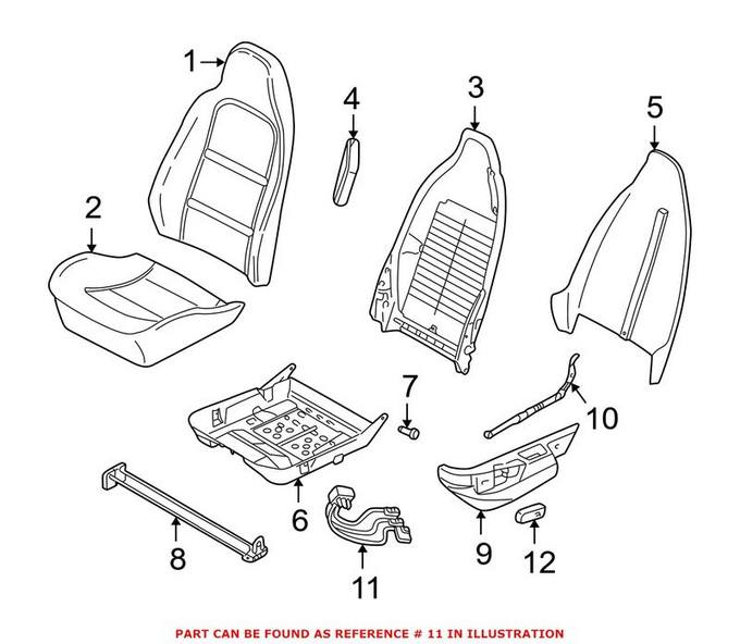 Power Seat Switch – Passenger Side