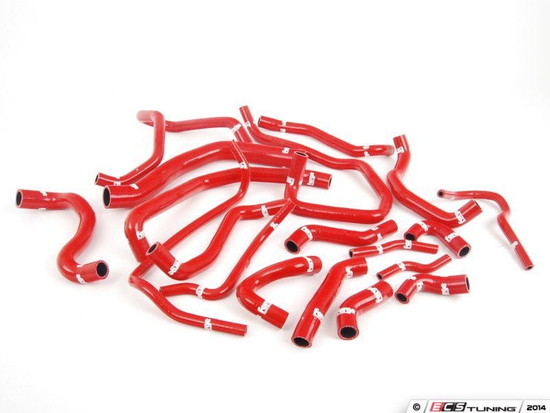 Silicone Coolant Hose Kit - Red