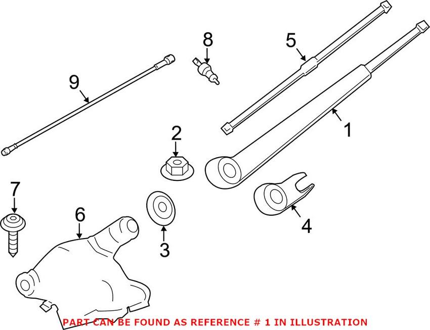 Windshield Wiper Arm – Rear