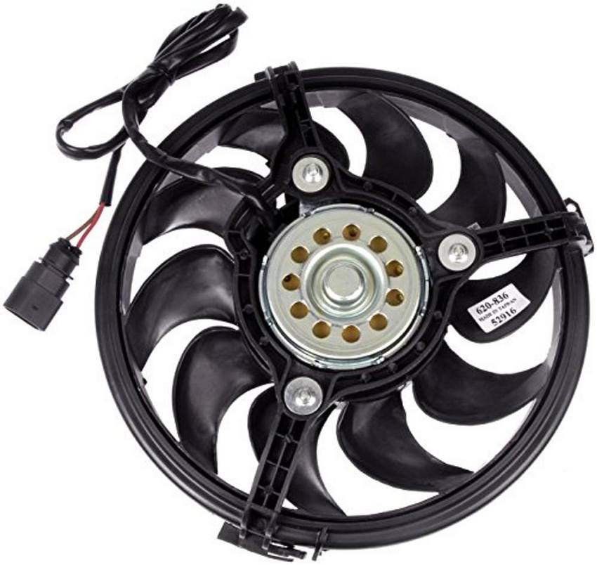 Audi Engine Cooling Fan Assembly – Driver Side 8E0959455H – Dorman 620836