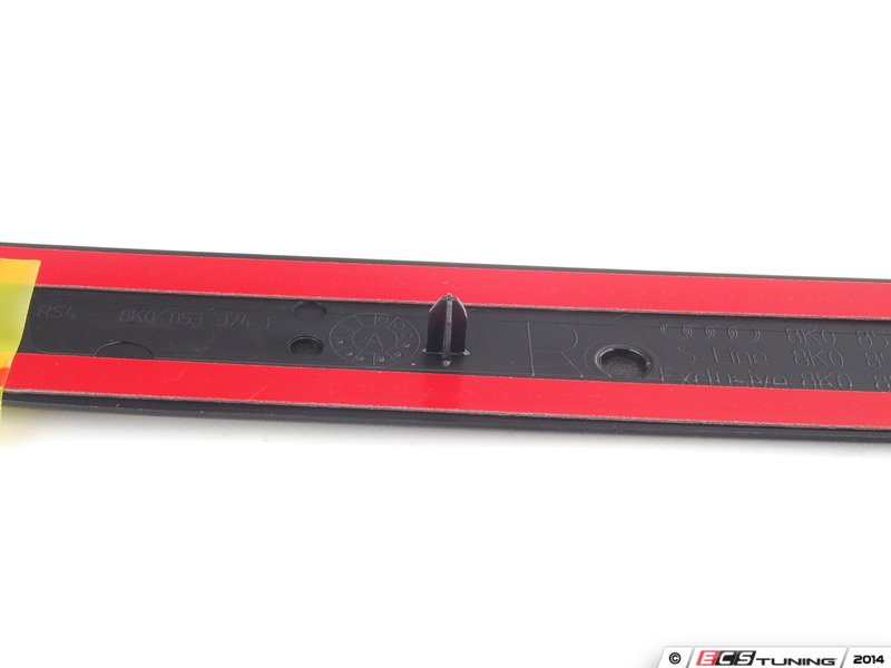 Right Front Door Sill - Satin Black / Aluminum