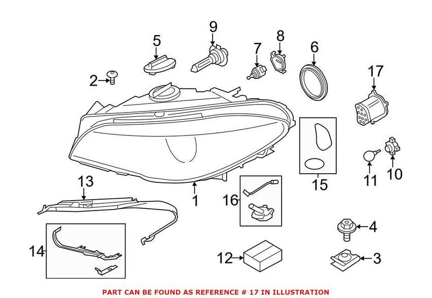 Turn Signal Insert – Front Driver Side